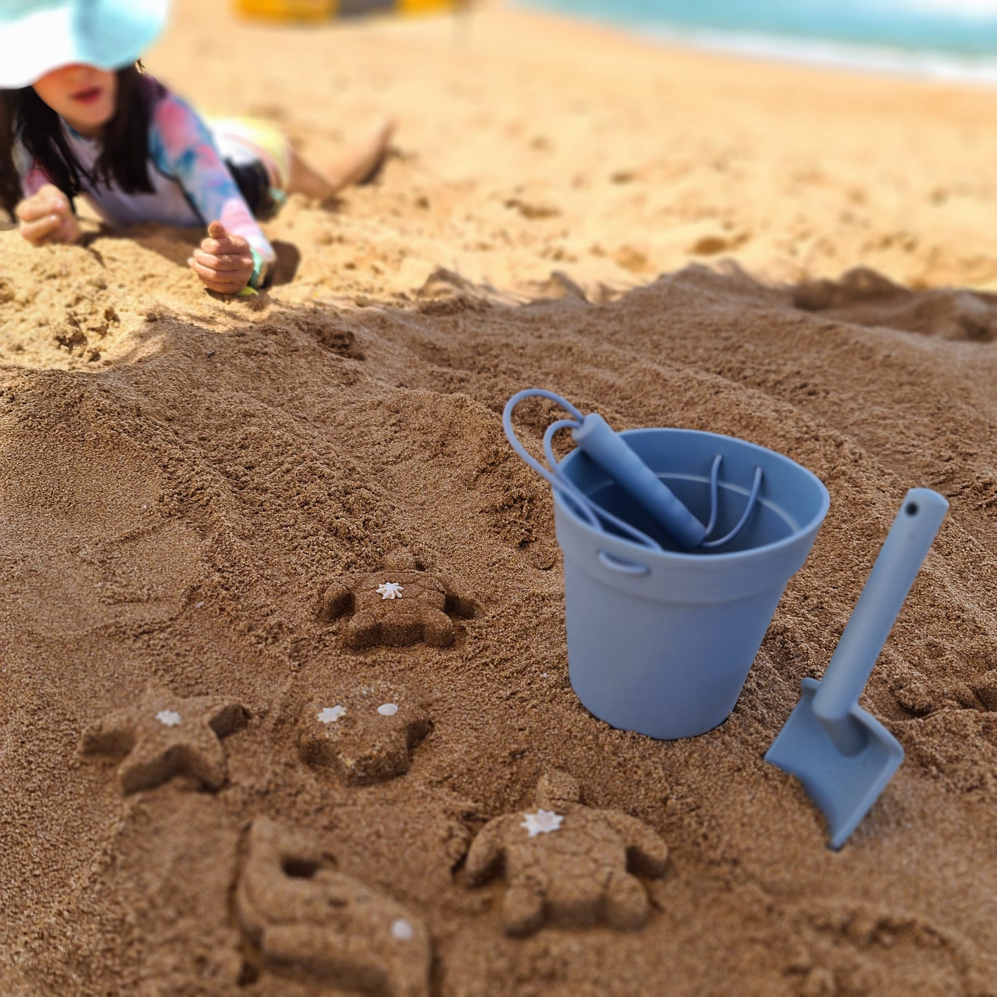 Silicon Scrunch Beach Toys